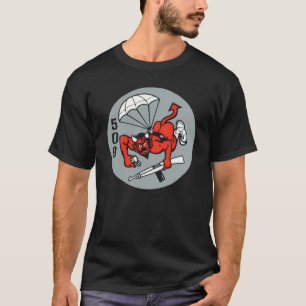 T-shirt WWII 508e Diables Rouges aéroportés Vintage WW2