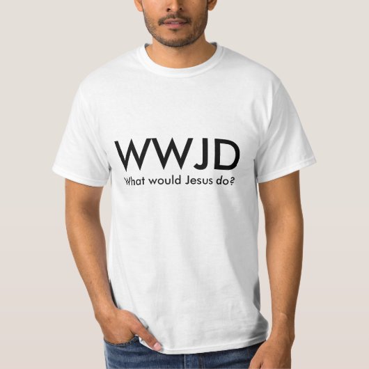 T-SHIRT WWJD (Devant)
