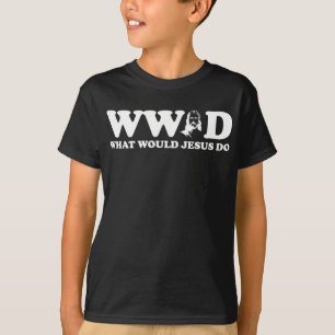 T-shirt WWJD Que ferait Jésus