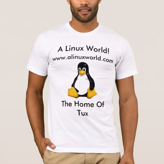 T-shirt www.alinuxworld.com (Devant)