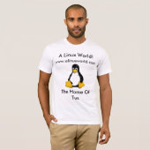 T-shirt www.alinuxworld.com (Devant entier)