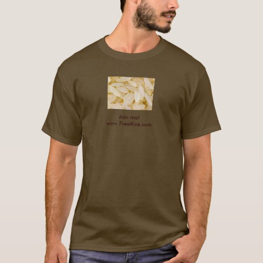T-shirt www.FreeRice.com (Devant)