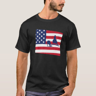 T-shirt Wyoming Cutting Horse Usa