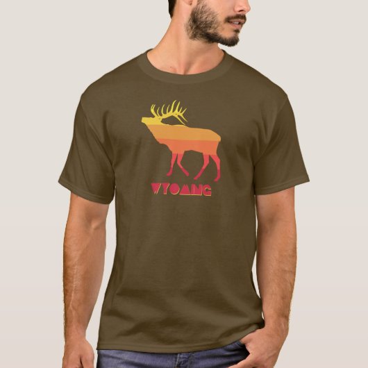 T-shirt Wyoming Elk (Devant)