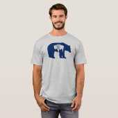 T-shirt Wyoming Flag Bear (Devant entier)