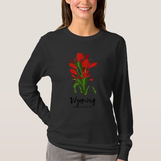 T-shirt Wyoming Indian Paintbrush Flower (Devant)