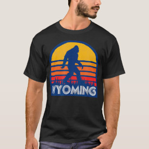 T-shirt Wyoming Retro Style Surf 80 Graphique