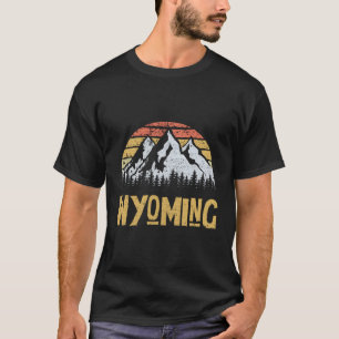 T-shirt Wyoming Us Mountain State