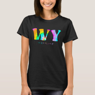 T-shirt Wyoming Wy Tie Dye