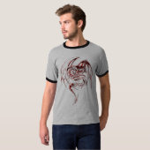 T-shirt Wyvern Dragon Sont Imaginaires Mythiques Créatures (Devant entier)