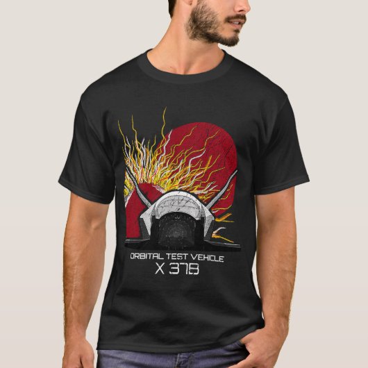T-shirt X 37B Véhicule d'essai orbital spatial OTV (Devant)