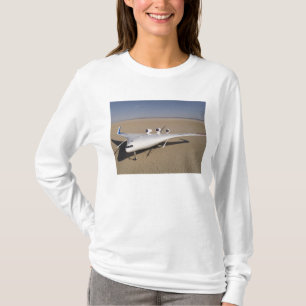 T-shirt X-48B a mélangé le véhicule aérien touché par