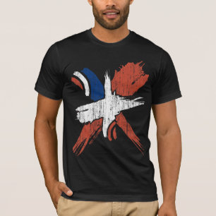 T-shirt X abstrait (cru)
