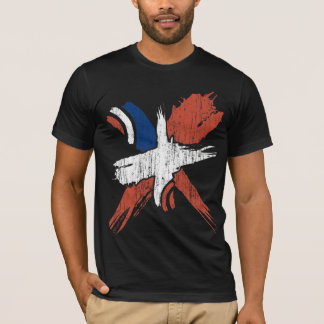 T-shirt X abstrait (cru)