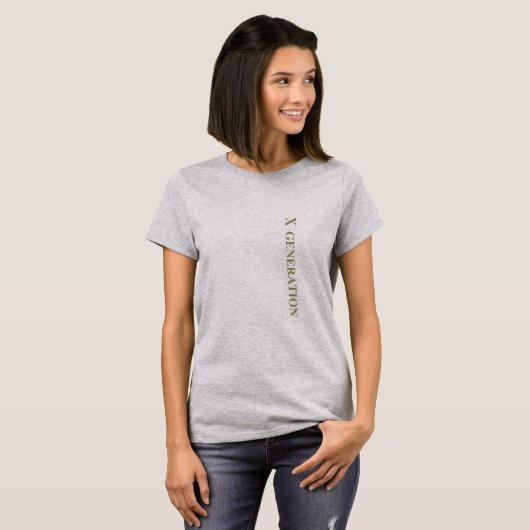 T-shirt X Generation (Devant entier)