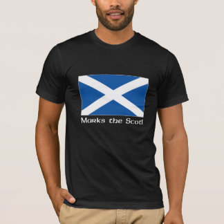 T-shirt X marks l'Ecossais - noir