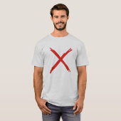 T-shirt X marque le point (Devant entier)