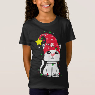 T-Shirt X-Mas Cat Tree, Xmas Pet Cats Aimer Propriétaire A