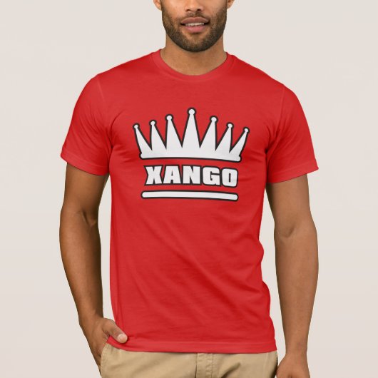 T-shirt Xango nome e coroa 01 (Devant)