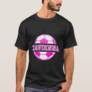 T-shirt Xavienna Nom Filles Football Jouer Football Sports