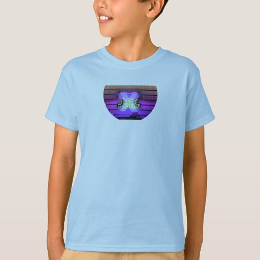T-shirt XBoy Gamer Tron Sunset (Devant)