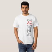 T-shirt XC géré par les pays croisés (Devant entier)