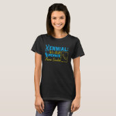 T-shirt Xennial Generation X Millennial GenX Funny Xennial (Devant entier)