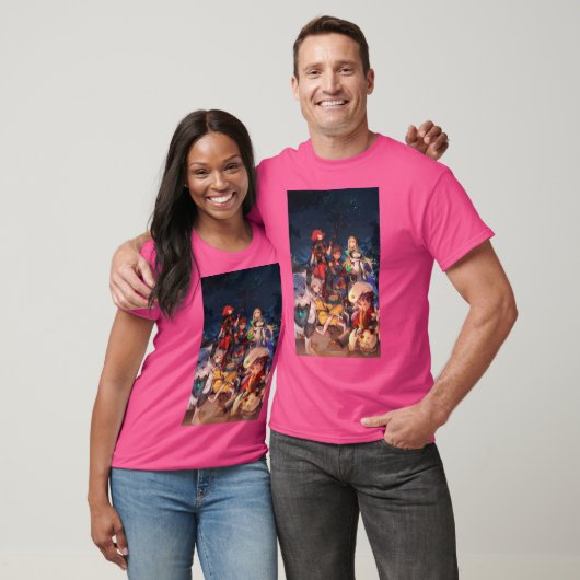 T-shirt Xenoblade Chronicles 2 Groupe Vidéo Jeu Art (Unisexe)