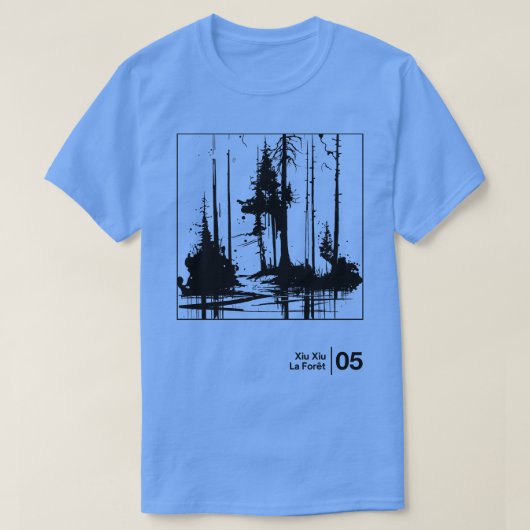 T-shirt Xiu Xiu minimaliste conception graphique (Design devant)