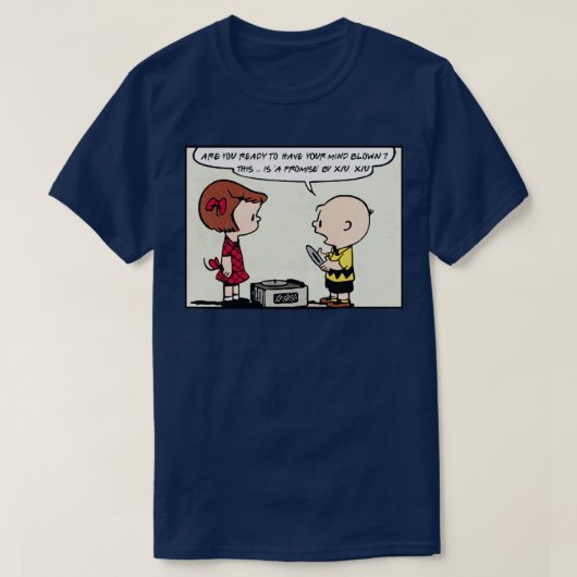 T-shirt Xiu Xiu Vinyl Fan (Design devant)