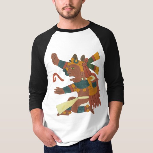 T-shirt Xiuhtecuthli - Mayan Aztec créateur dieu 01 (Devant)