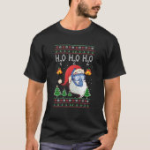 T-shirt Xmas H2O H2O H2O Père Noël Scuba Plongée Vilain No (Devant)