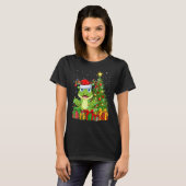 T-shirt Xmas Holiday Santa Poison Dart Frog Christmas Tree (Devant entier)