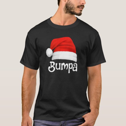 T-shirt Xmas Pajama Group Matching Bumpa Christmas Hat (Devant)