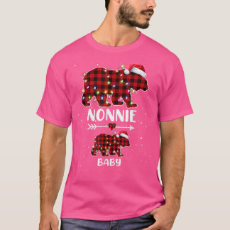 T-shirt Xmas Plaid Ours Nonnie Bébé Grossesse polaire Anno
