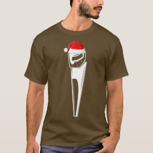 T-shirt Xmas Santa Hat Saw penter Xmas travail du bois