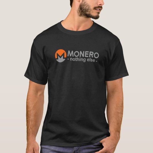 T-shirt Xmr Monero Rien D'Autre (Devant)