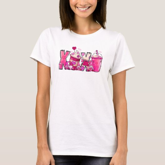 T-shirt XO XO Saint-Valentin (Devant)