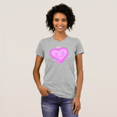 T-shirt "XO, XO, XO" Coeur mignon Kawaii (Devant entier)