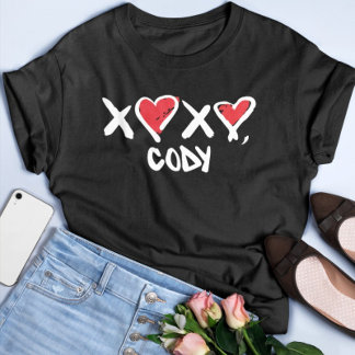 T-shirt Xoxo Cody Rigsby Pelo Workout Jolie Valentines Day