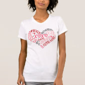 T-shirt XOXO Coeurs Amour & Baisers Saint Valentin (Devant)