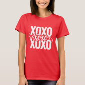 T-shirt XOXO Cœurs Saint-Valentin (Devant)