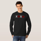T-shirt XOXO Hearts Buffalo Plaid Valentine's Day Matching (Devant entier)
