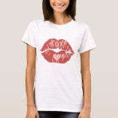 T-shirt XOXO Lips Saint Valentin (Devant)