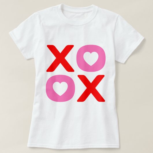 T-shirt XOXO Saint-Valentin (Design devant)