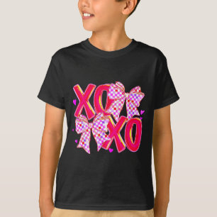 T-shirt Xoxo Saint-Valentin Amour Drôle Coquette Nœud À Ca
