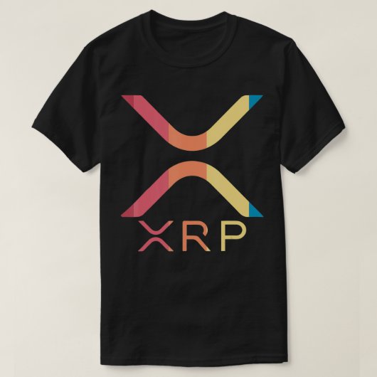 T-shirt XRP À La Lune XRP Onduler Cryptomonnaie Bitcoin (Design devant)