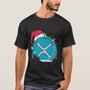 T-shirt Xrp Chapeau de Noël Moonshot Ripple Crypto Merch à
