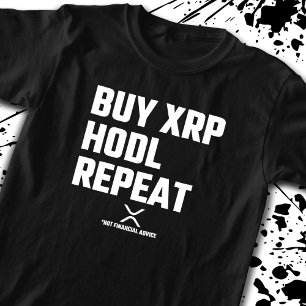 T-shirt XRP Crypto Crypto CryptoCurrency Acheter XRP Hodl