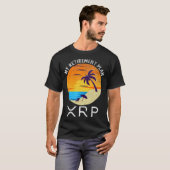 T-shirt Xrp Ripple Cryptodevise Mon plan de retraite Plage (Devant entier)